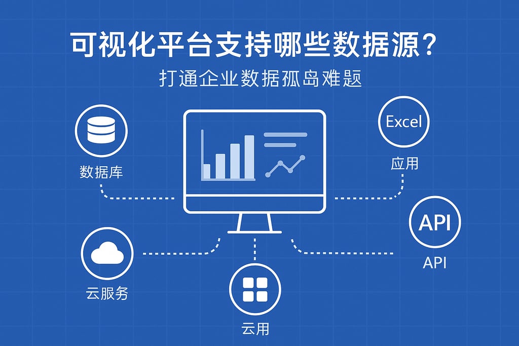 可视化平台支持哪些数据源？打通企业数据孤岛难题