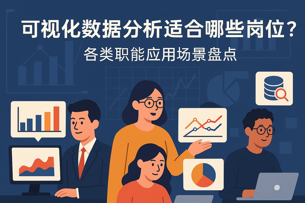 可视化数据分析适合哪些岗位？各类职能应用场景盘点