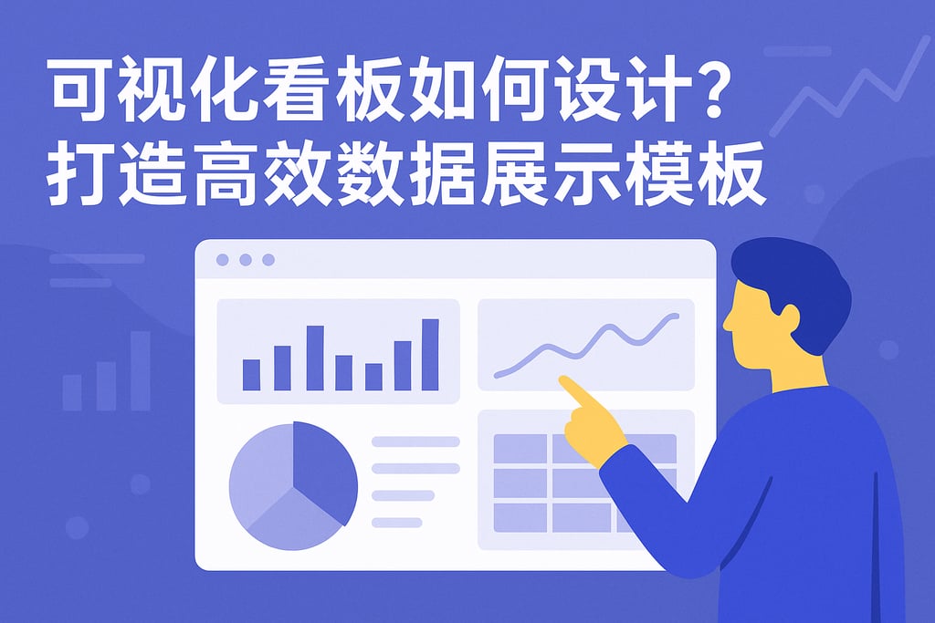 可视化看板如何设计？打造高效数据展示模板