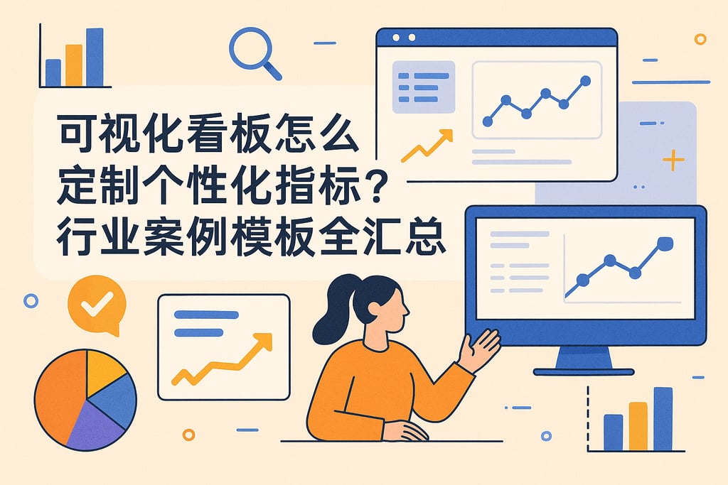 可视化看板怎么定制个性化指标？行业案例模板全汇总