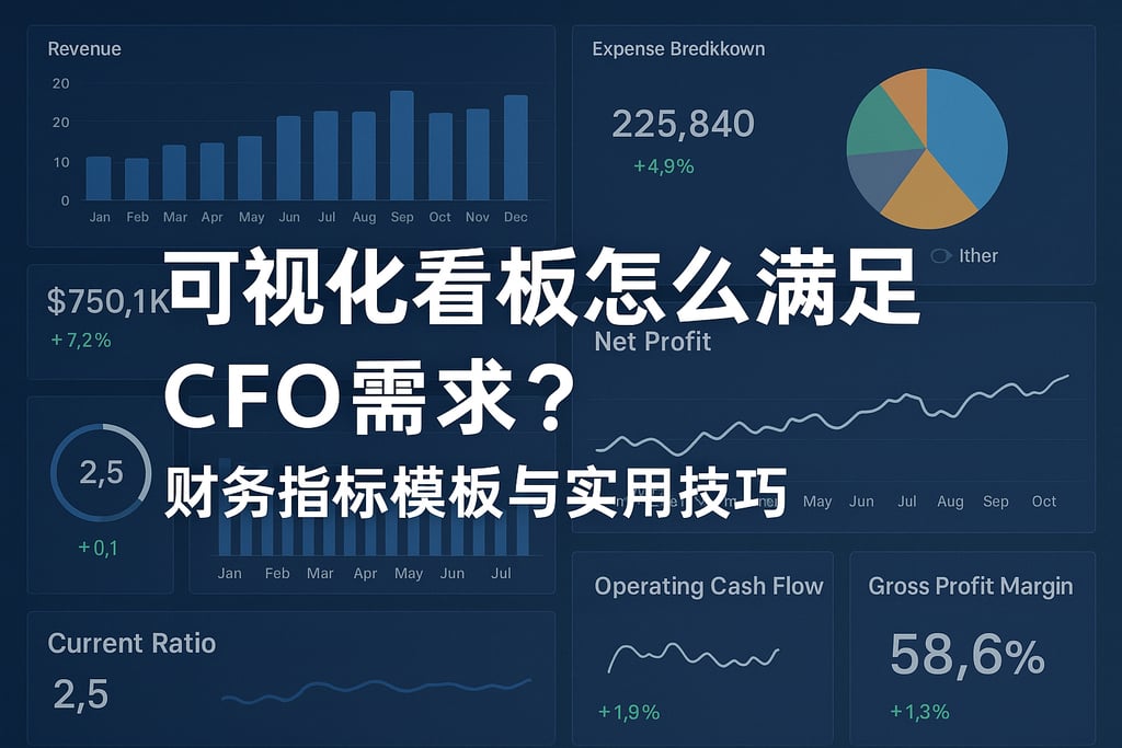 可视化看板怎么满足CFO需求？财务指标模板与实用技巧