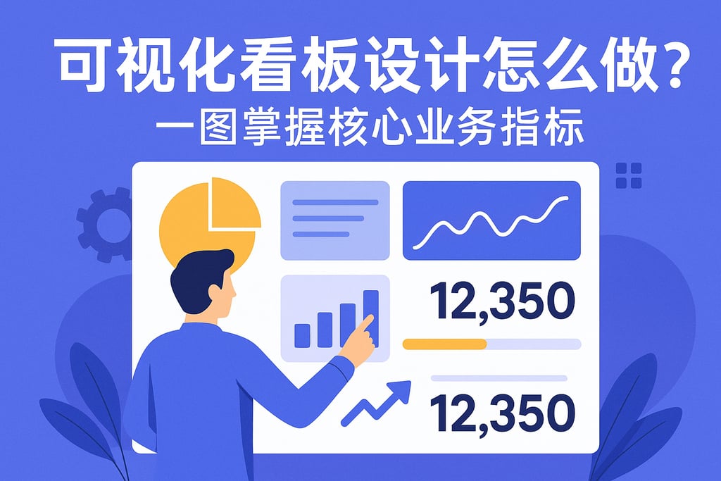 可视化看板设计怎么做？一图掌握核心业务指标