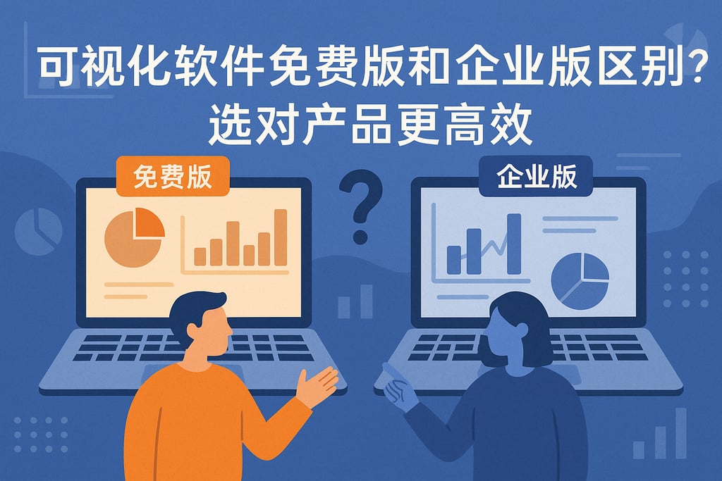 可视化软件免费版和企业版区别？选对产品更高效