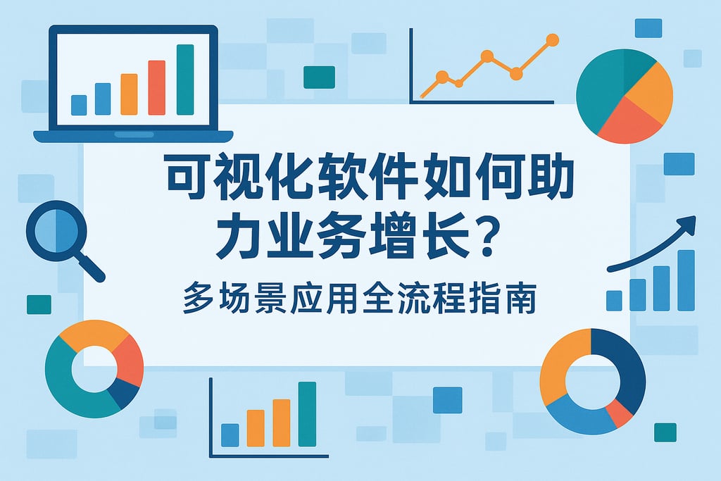 可视化软件如何助力业务增长？多场景应用全流程指南