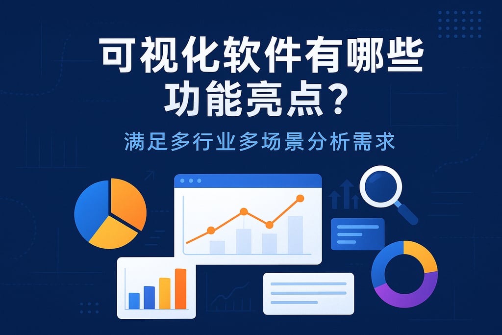 可视化软件有哪些功能亮点？满足多行业多场景分析需求
