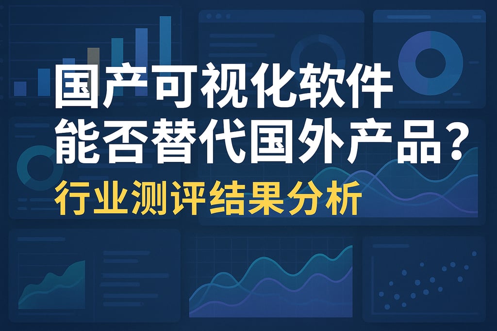 国产可视化软件能否替代国外产品？行业测评结果分析