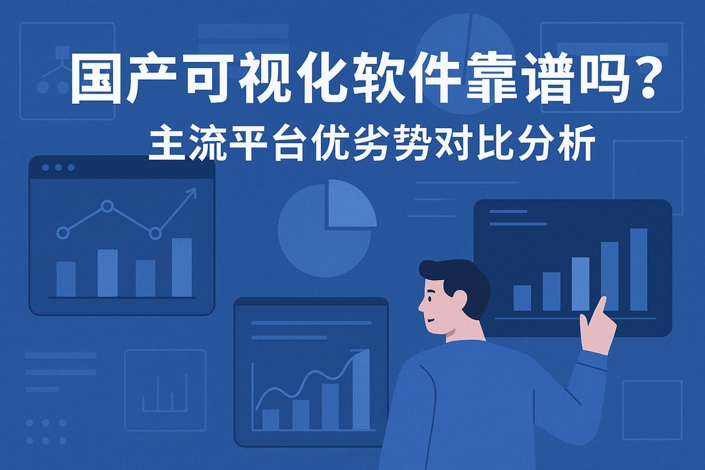国产可视化软件靠谱吗？主流平台优劣势对比分析