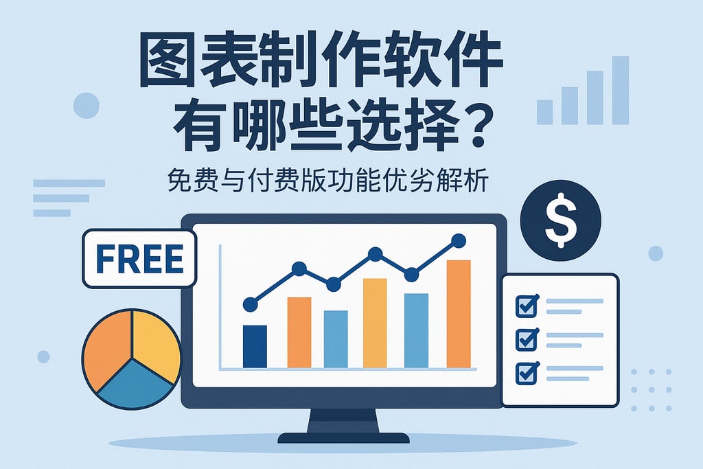 图表制作软件有哪些选择？免费与付费版功能优劣解析
