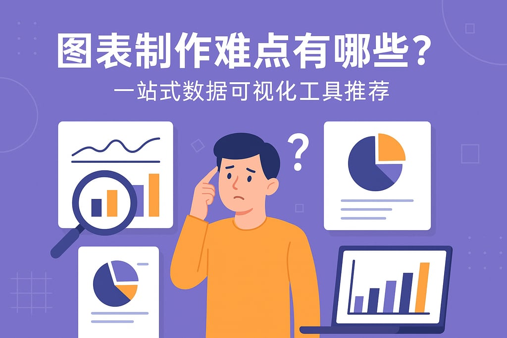 图表制作难点有哪些？一站式数据可视化工具推荐
