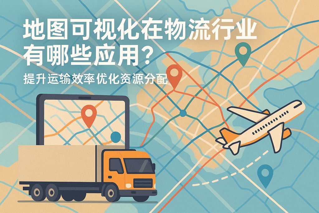 地图可视化在物流行业有哪些应用？提升运输效率优化资源分配