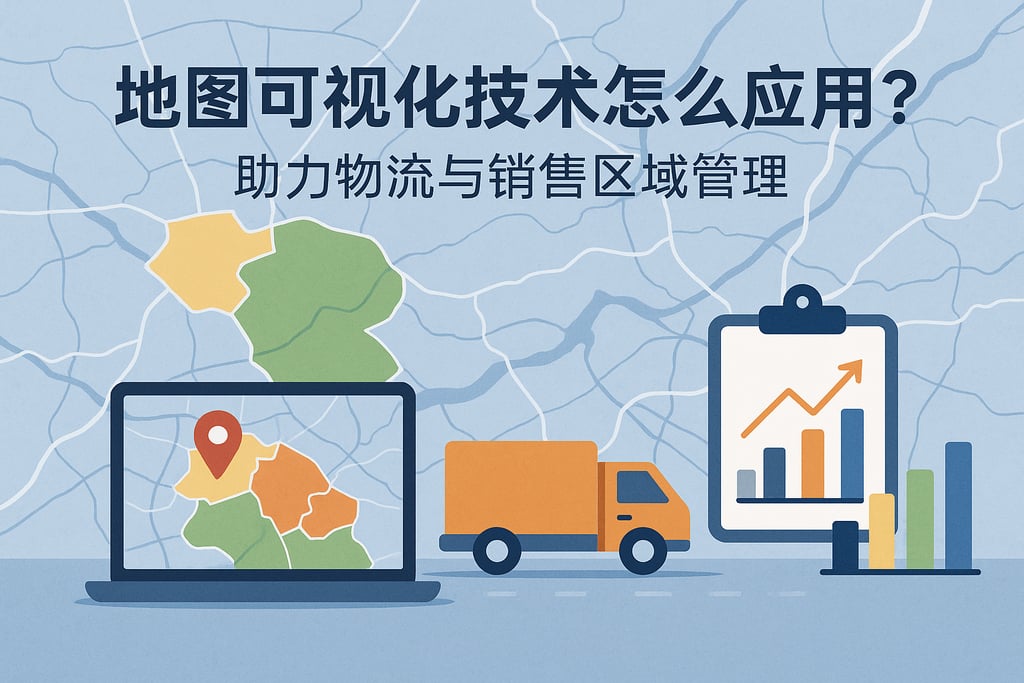 地图可视化技术怎么应用？助力物流与销售区域管理