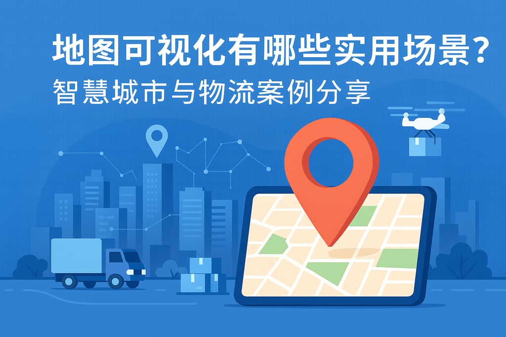 地图可视化有哪些实用场景？智慧城市与物流案例分享