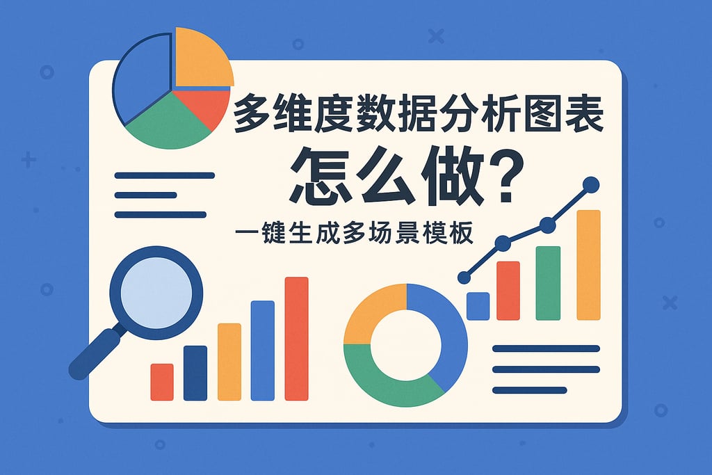 多维度数据分析图表怎么做？一键生成多场景模板