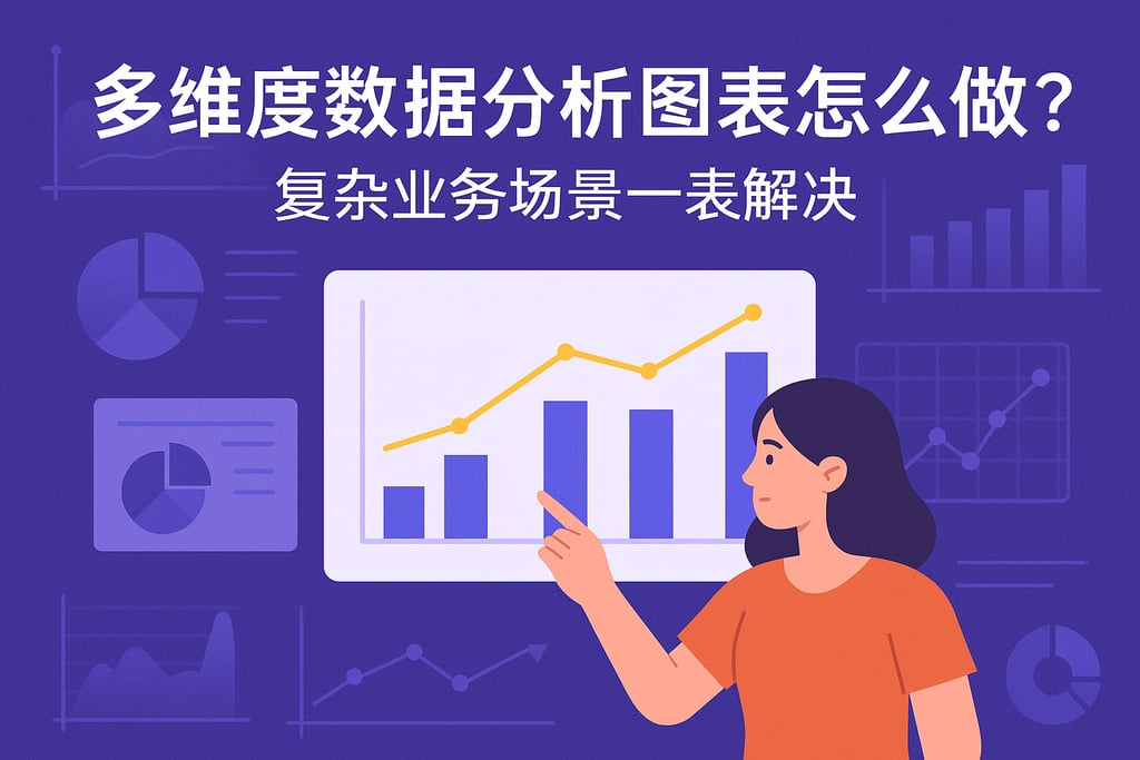 多维度数据分析图表怎么做？复杂业务场景一表解决