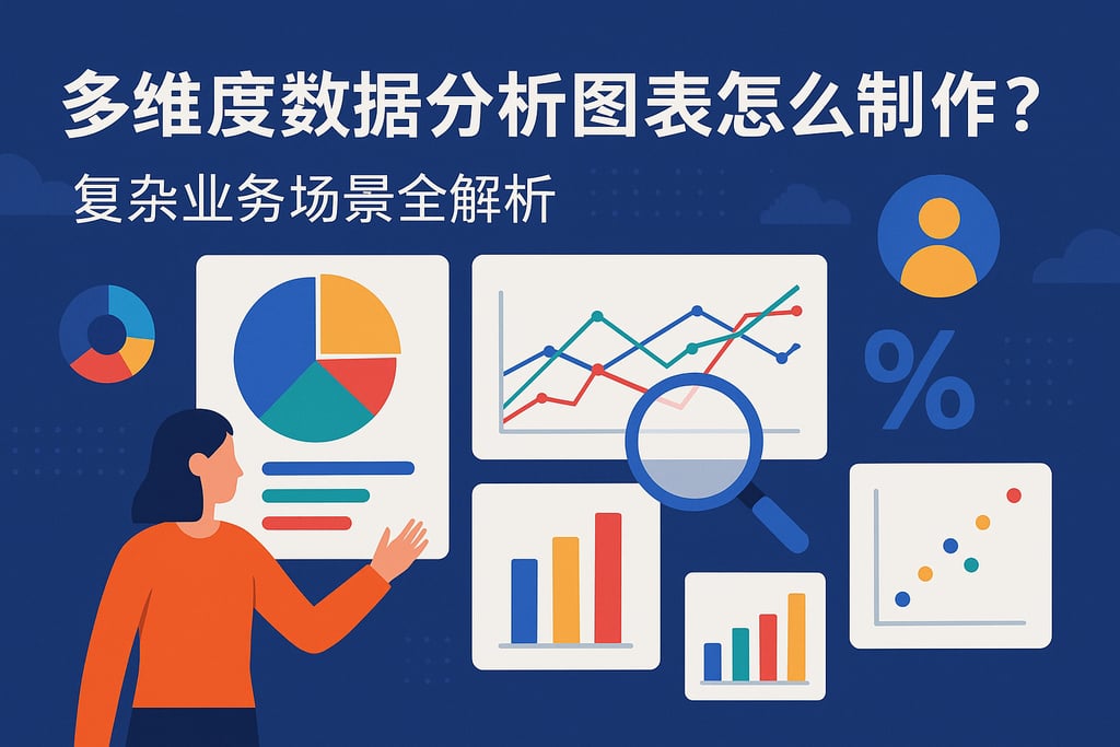 多维度数据分析图表怎么制作？复杂业务场景全解析