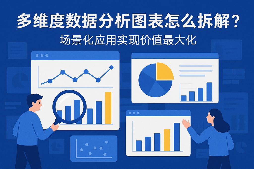 多维度数据分析图表怎么拆解？场景化应用实现价值最大化