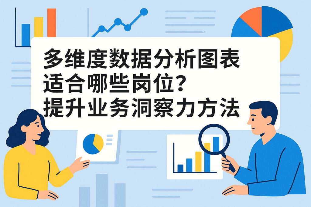 多维度数据分析图表适合哪些岗位？提升业务洞察力方法