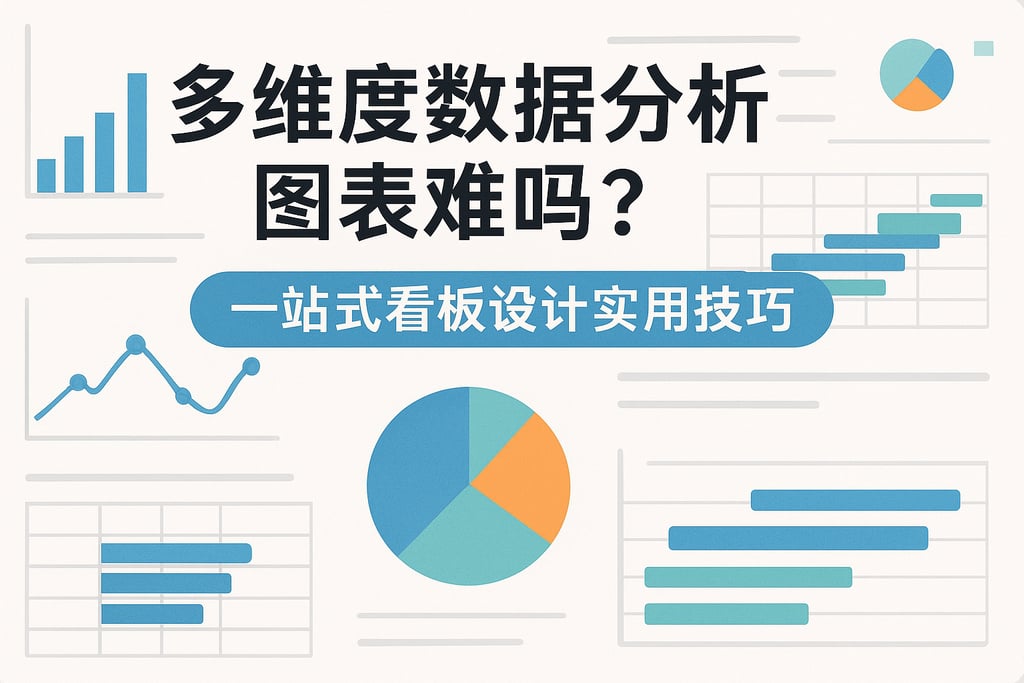 多维度数据分析图表难吗？一站式看板设计实用技巧