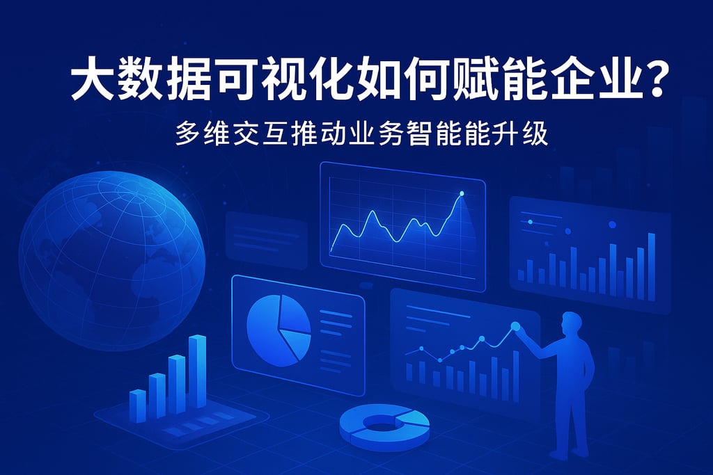 大数据可视化如何赋能企业？多维交互推动业务智能升级