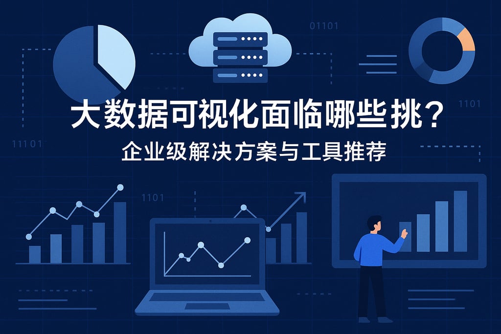 大数据可视化面临哪些挑战？企业级解决方案与工具推荐