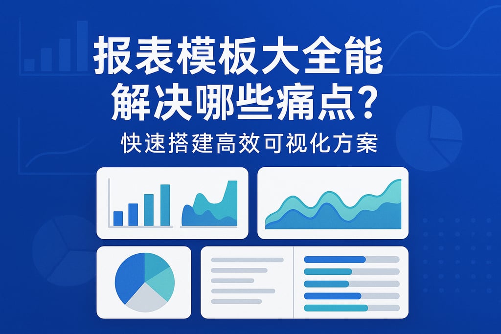 报表模板大全能解决哪些痛点？快速搭建高效可视化方案