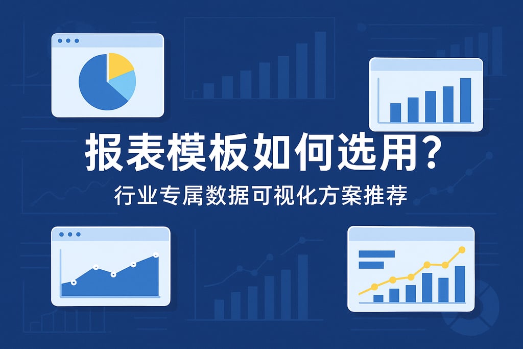 报表模板如何选用？行业专属数据可视化方案推荐