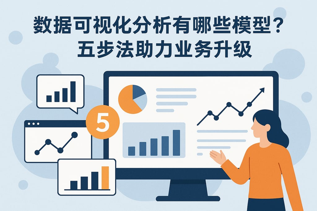 数据可视化分析有哪些模型？五步法助力业务升级