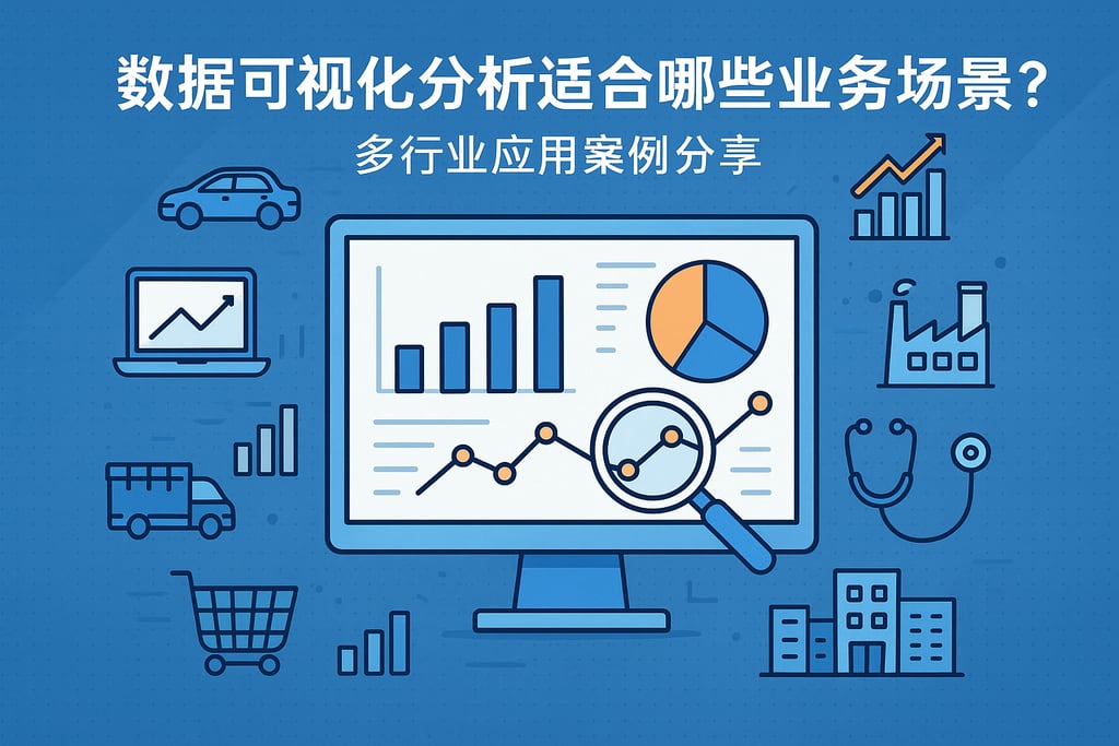 数据可视化分析适合哪些业务场景？多行业应用案例分享