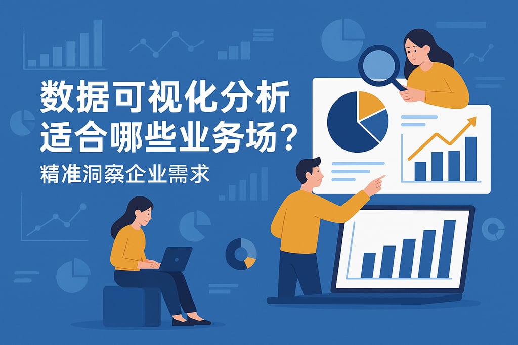 数据可视化分析适合哪些业务场景？精准洞察企业需求