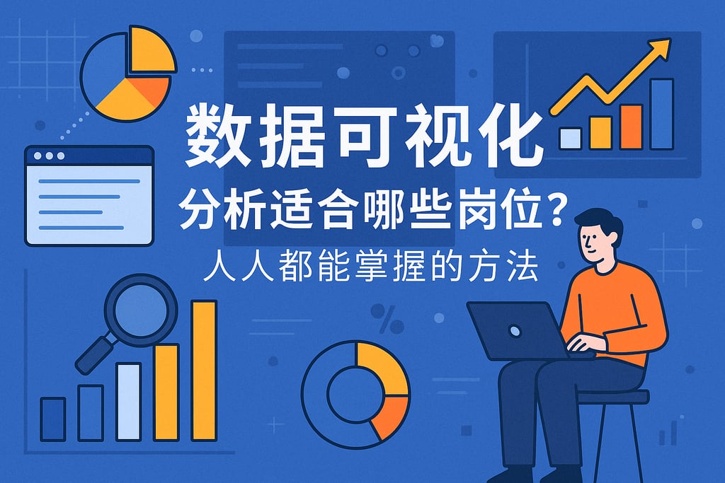 数据可视化分析适合哪些岗位？人人都能掌握的方法