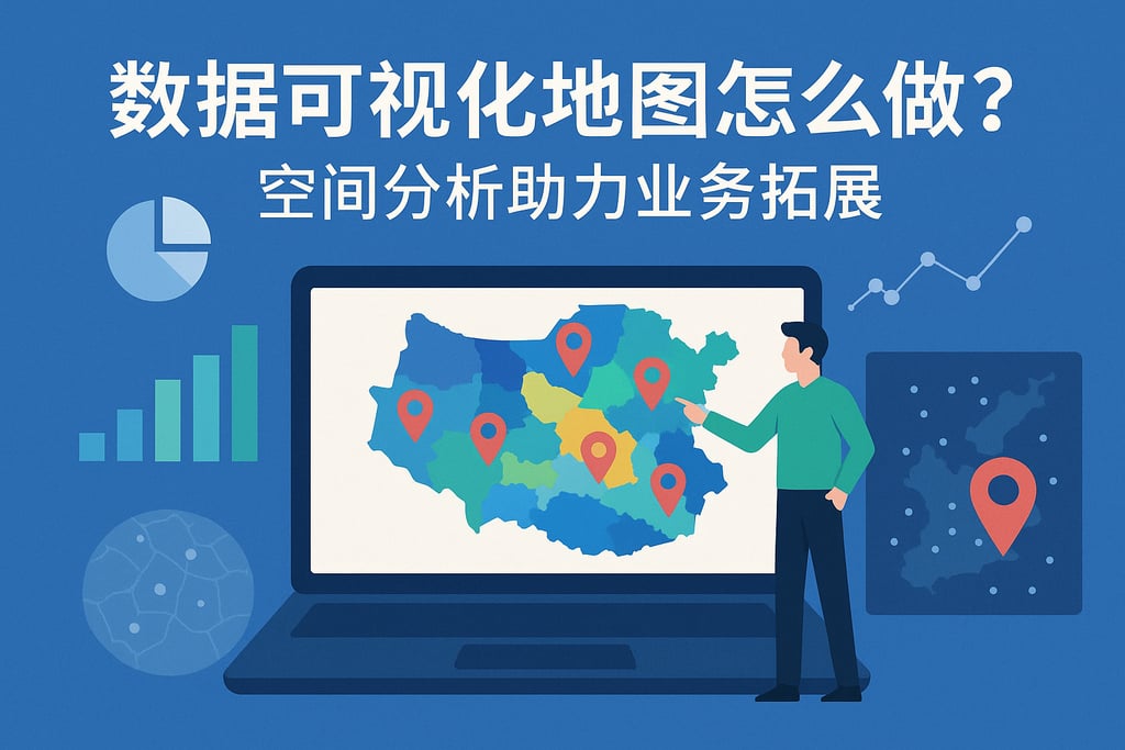 数据可视化地图怎么做？空间分析助力业务拓展