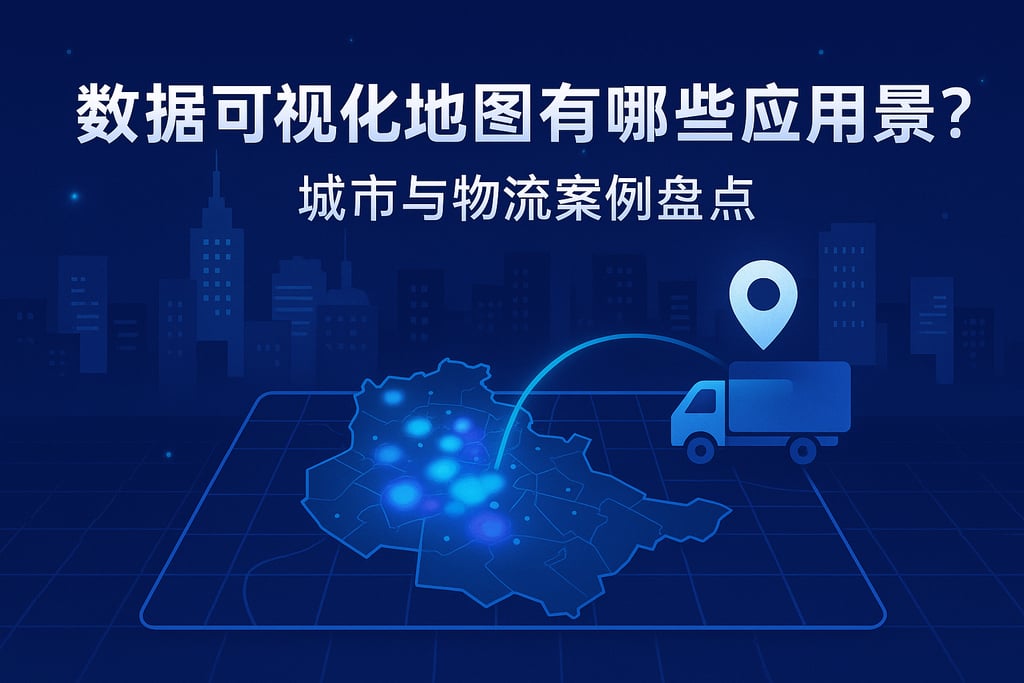 数据可视化地图有哪些应用场景？城市与物流案例盘点