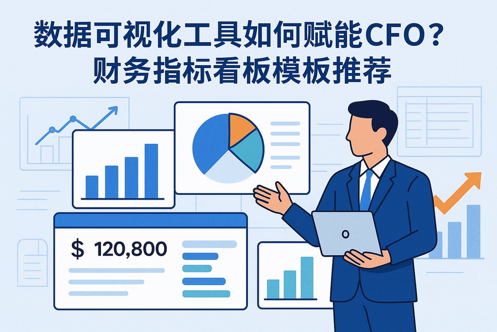数据可视化工具如何赋能CFO？财务指标看板模板推荐