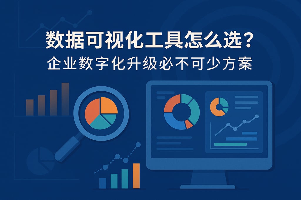 数据可视化工具怎么选？企业数字化升级必不可少方案