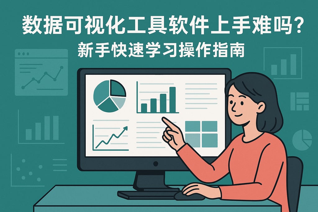 数据可视化工具软件上手难吗？新手快速学习操作指南