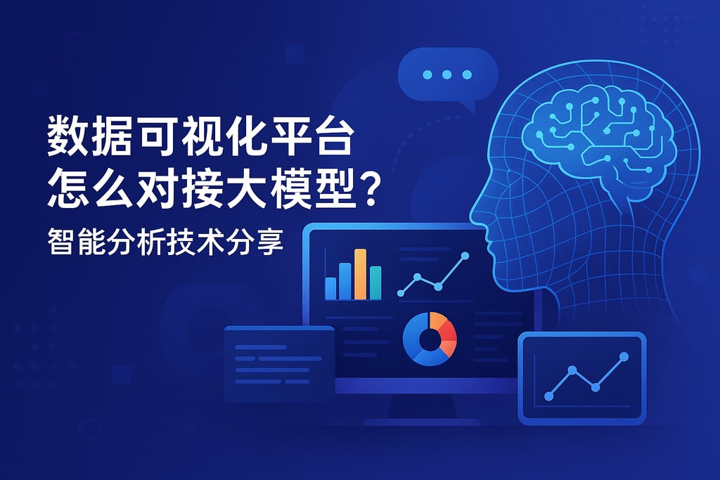 数据可视化平台怎么对接大模型？智能分析技术分享