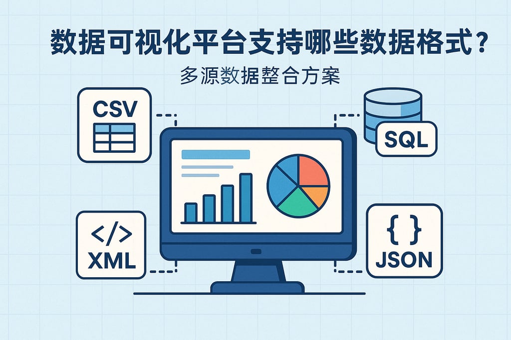 数据可视化平台支持哪些数据格式？多源数据整合方案
