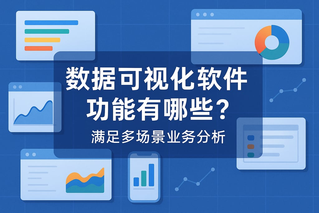 数据可视化软件功能有哪些？满足多场景业务分析