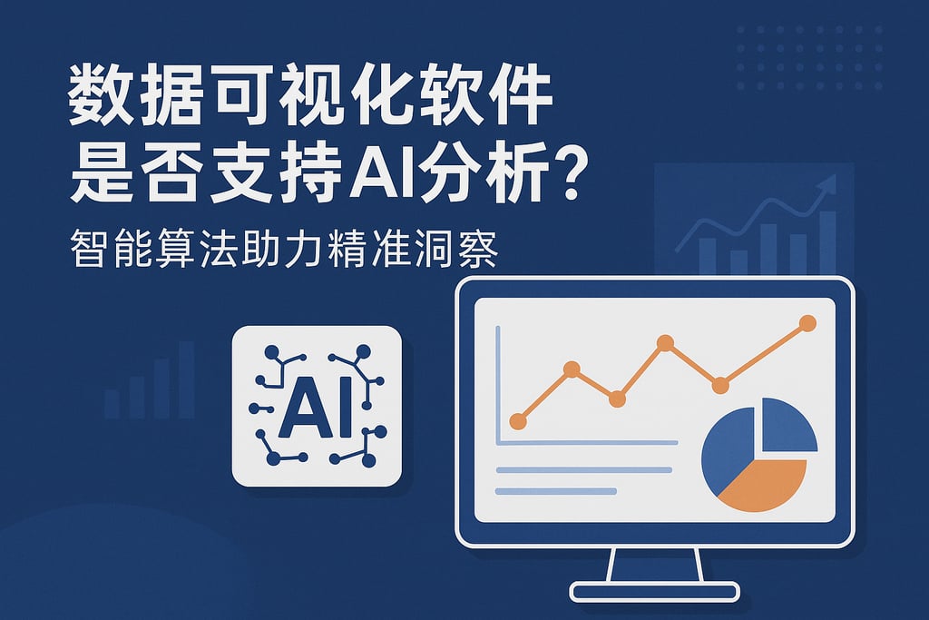 数据可视化软件是否支持AI分析？智能算法助力精准洞察