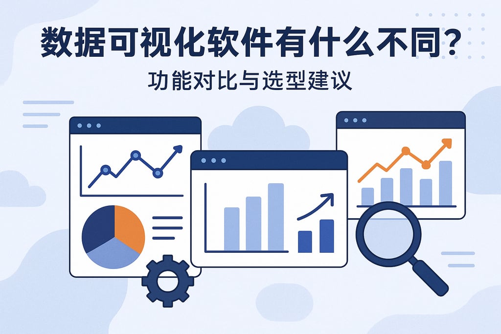 数据可视化软件有什么不同？功能对比与选型建议