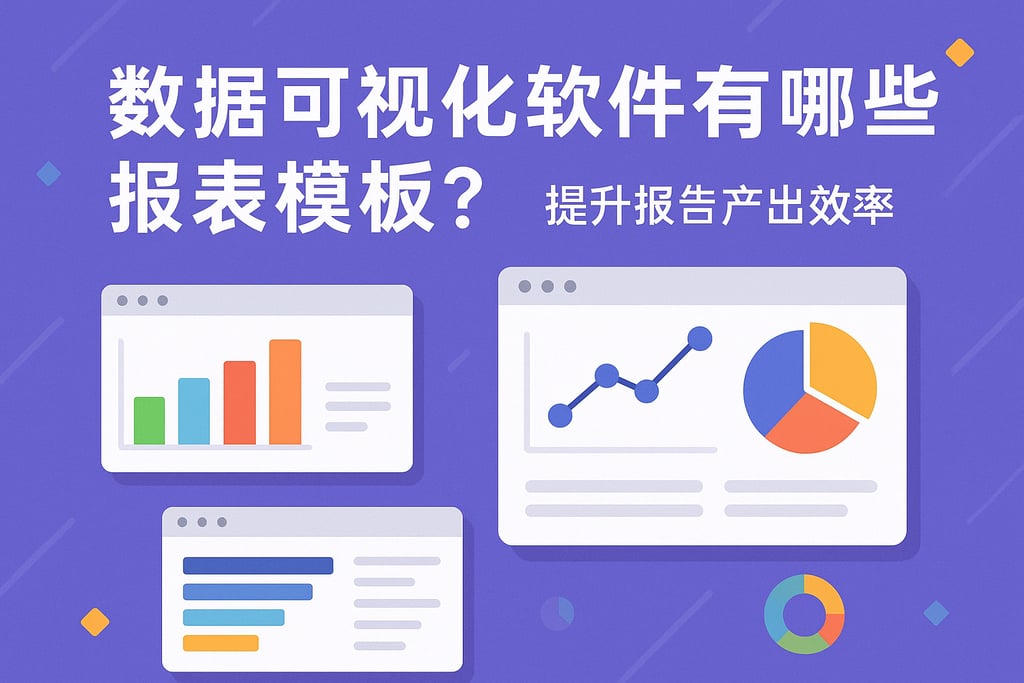 数据可视化软件有哪些报表模板？提升报告产出效率