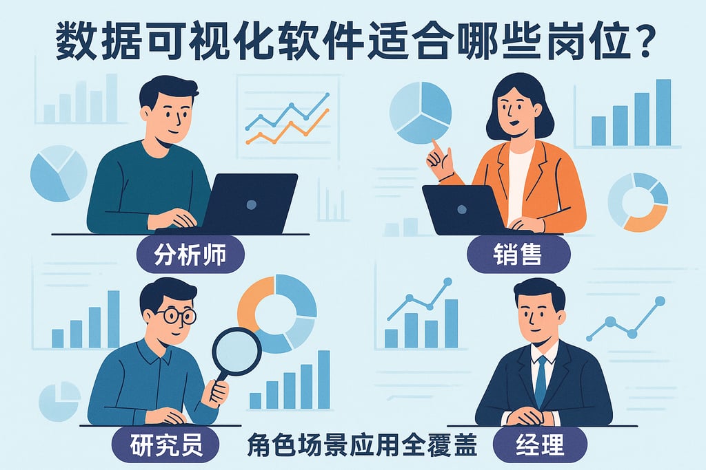 数据可视化软件适合哪些岗位？角色场景应用全覆盖