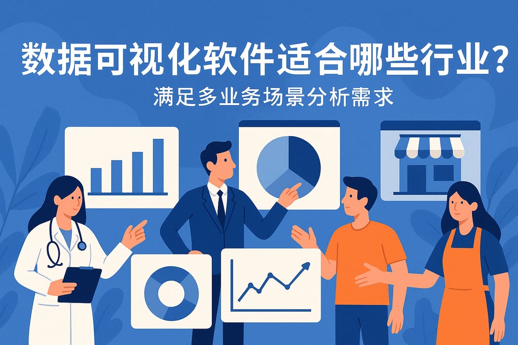 数据可视化软件适合哪些行业？满足多业务场景分析需求