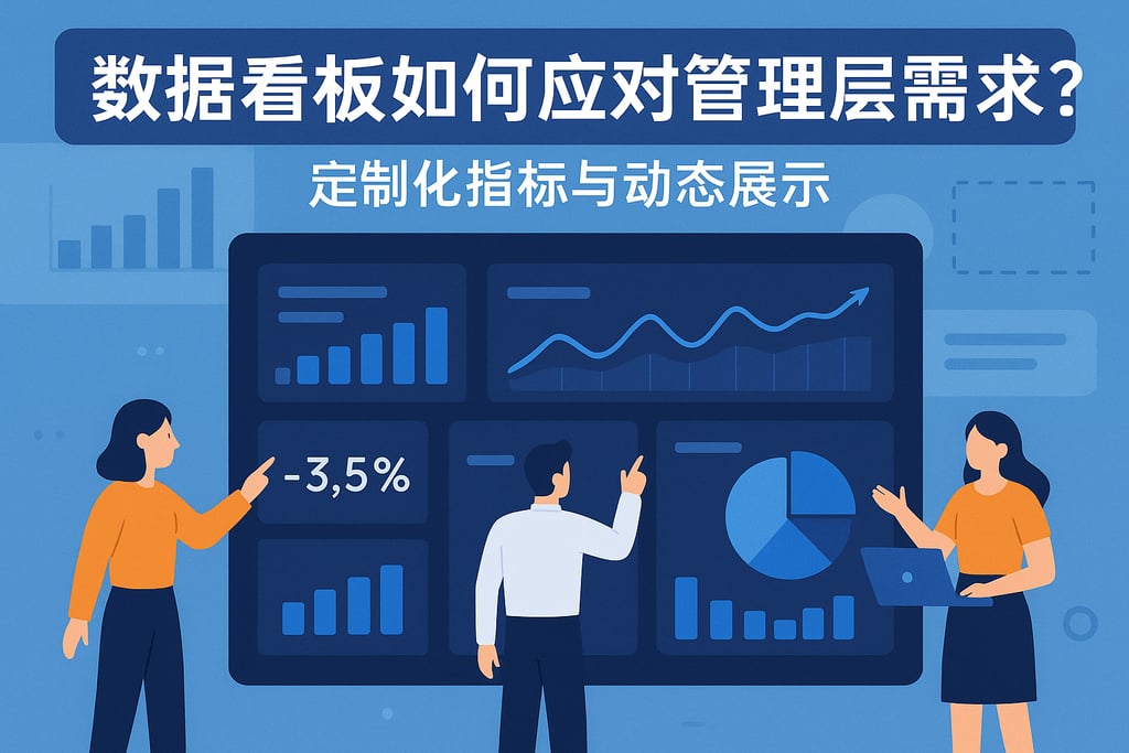 数据看板如何应对管理层需求？定制化指标与动态展示