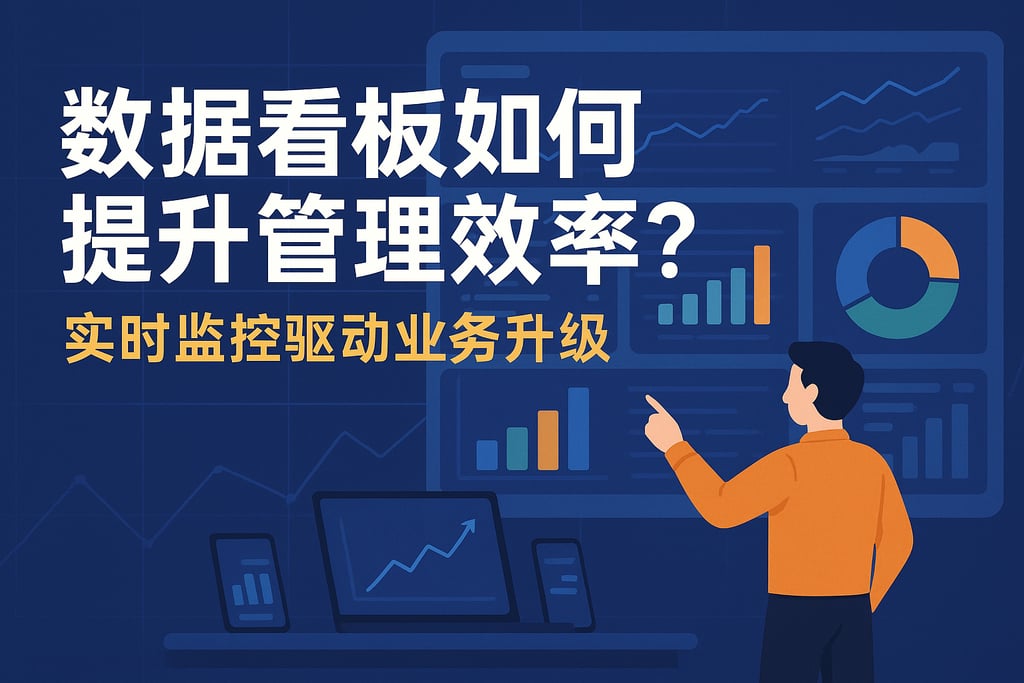 数据看板如何提升管理效率？实时监控驱动业务升级