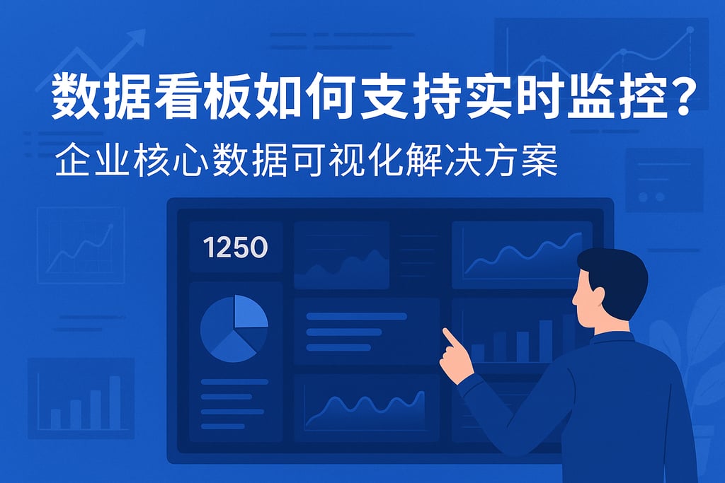 数据看板如何支持实时监控？企业核心数据可视化解决方案