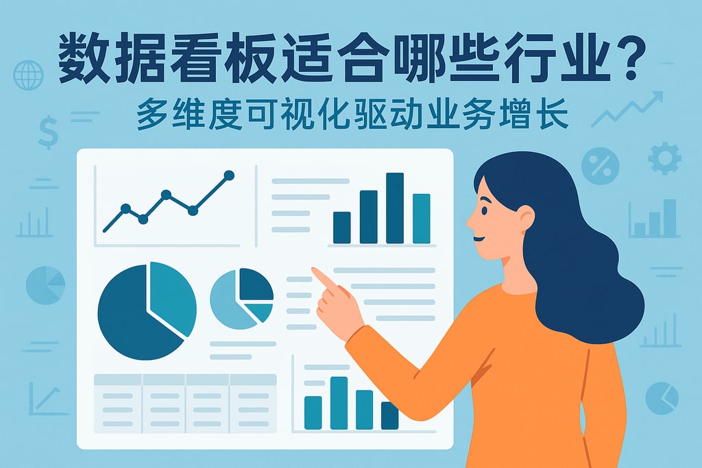 数据看板适合哪些行业？多维度可视化驱动业务增长