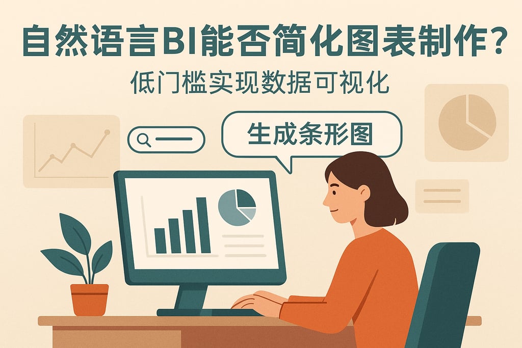 自然语言BI能否简化图表制作？低门槛实现数据可视化
