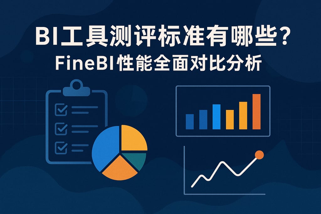 BI工具测评标准有哪些？FineBI性能全面对比分析