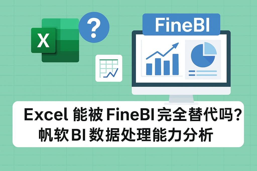 Excel能被FineBI完全替代吗？帆软BI数据处理能力分析